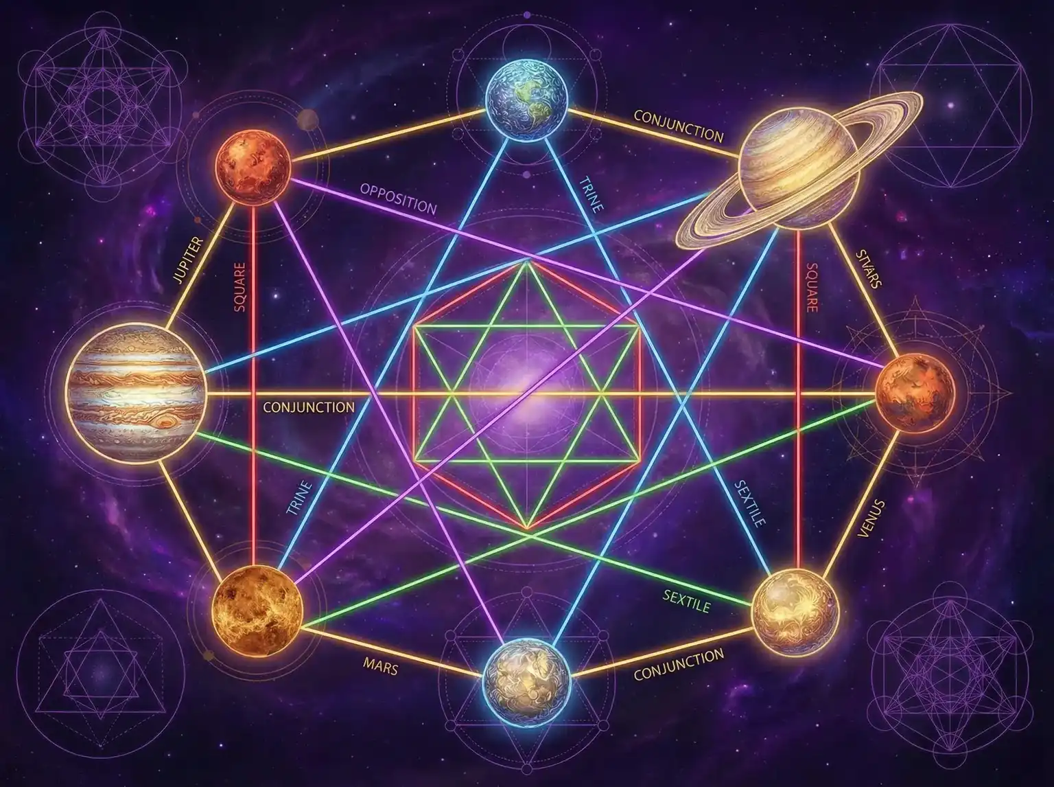 行星相位解读 - 亲爱的热爱的全集免费观看 | 占星学进阶